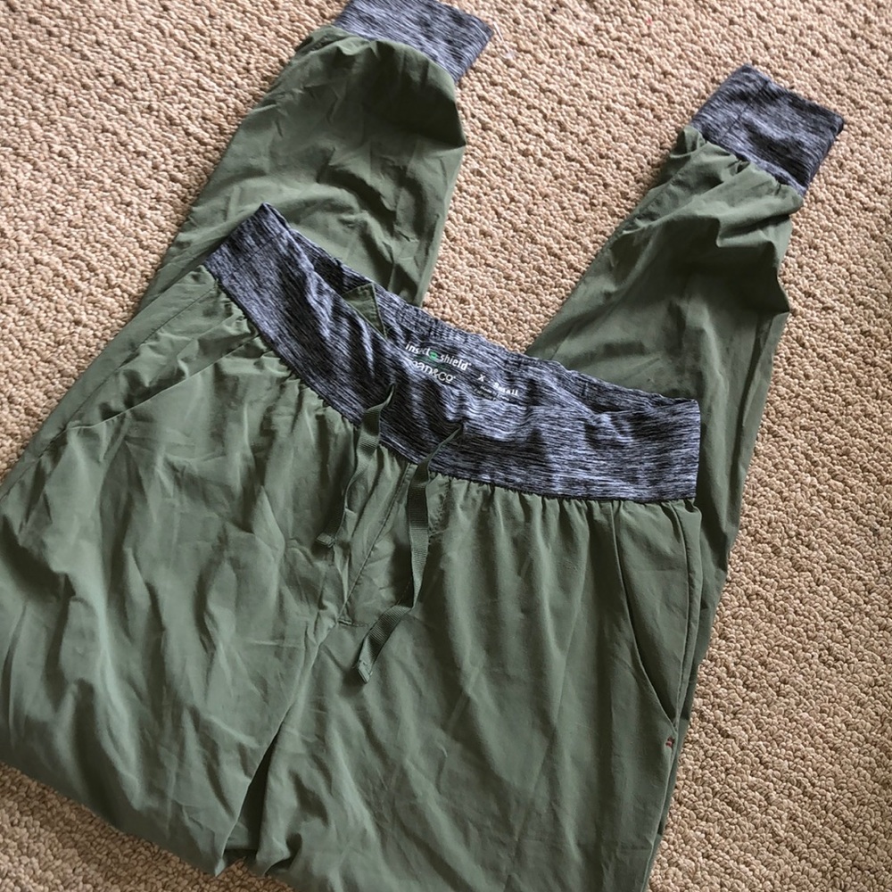 Gently used Toad & Co green joggers